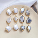 Baroque Irregular Pearl Bag Phnom Pendant for DIY Jewelry
