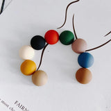 Frosted Surface Round Patch Jewelry Accessories