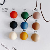 Frosted Surface Round Patch Jewelry Accessories