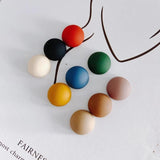 Frosted Surface Round Patch Jewelry Accessories