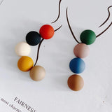 Frosted Surface Round Patch Jewelry Accessories