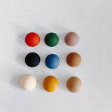 Frosted Surface Round Patch Jewelry Accessories