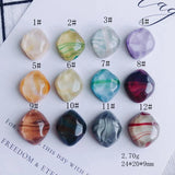 DIY Water Ripple Resin Patch Earrings Hairpin Accessories