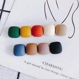 Frosted Square Patch Jewelry Accessories Materials