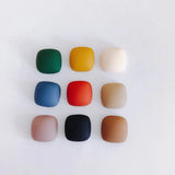 Frosted Square Patch Jewelry Accessories Materials