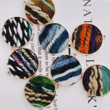 Alloy Round Pendant Necklace Charms DIY Material