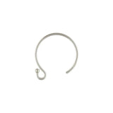 14K Filled Round Ball Bead Earring Hooks 925 Silver Circle Jewelry Making
