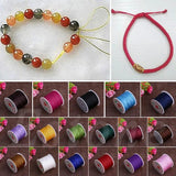 0.8mm Rattail Braided String Cord 45M Nylon Satin Macrame Chinese Knot Cord