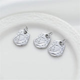 18k Wrapped Single Face Old Man Tag 11 * 14mm DIY Jewelry Accessories