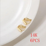 No Pierced Earrings Hooks for DIY Ear Clips