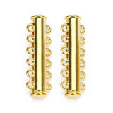 Strong Magnetic Clasps End Caps Slider Clasp Tubes for Necklace Bracelet