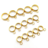20pcs Stainless Steel Spacer Beads for Jewelry Making DIY Bracelets Necklace