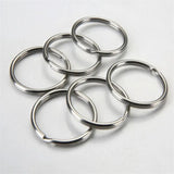50pcs Keychain Carabiner Key Ring Fob DIY Pompon Pendant Keyring Access