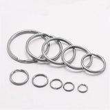 50pcs Keychain Carabiner Key Ring Fob DIY Pompon Pendant Keyring Access