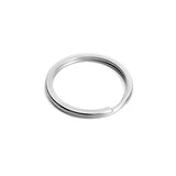 50pcs Keychain Carabiner Key Ring Fob DIY Pompon Pendant Keyring Access