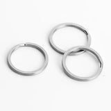 50pcs Keychain Carabiner Key Ring Fob DIY Pompon Pendant Keyring Access