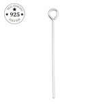925 Silver Eye Head Pins 15 20 30 40mm Beads Supplies DIY Jewel