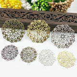 20pcs Filigree Metal Charms for DIY Jewelry Scrapbook Wraps