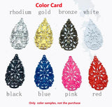 20pcs Filigree Metal Charms for DIY Jewelry Scrapbook Wraps