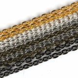 5m/lot 2mm 3mm Silver Iron Link Chains DIY Necklace Chains