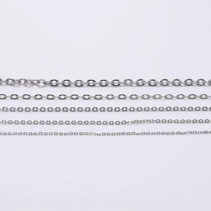 5M Stainless Steel Necklace Chain DIY Jewelry Making Supplies