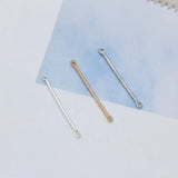 100p 16-40mm Earring Connect Rod Double Circle Cylinder Bar Metal Earring