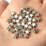 100Pcs 6x3mm Stars Shape CCB Spacer Beads for Diy Charms Bracelet