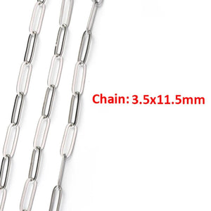 Stainless Steel Chain 2mm/3mm/6mm Necklace Chains for Bracelet Choker