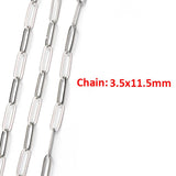 Stainless Steel Chain 2mm/3mm/6mm Necklace Chains for Bracelet Choker