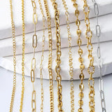 Stainless Steel Chain 2mm/3mm/6mm Necklace Chains for Bracelet Choker