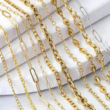 Stainless Steel Chain 2mm/3mm/6mm Necklace Chains for Bracelet Choker