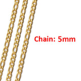 Stainless Steel Chain 2mm/3mm/6mm Necklace Chains for Bracelet Choker