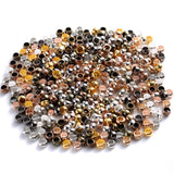 500pcs/Lot Ball Crimp End Beads Stopper Spacer Beads for Jewelry Making DIY
