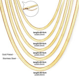 ASON Stainless Steel Sliver Blade Chain For Necklace Collar Bracelet Jewelry