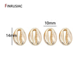 Sea Shell Charm Pendants 14K Plated Jewelry Making Supplies