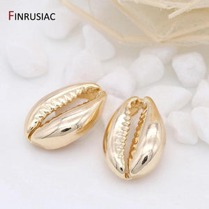 Sea Shell Charm Pendants 14K Plated Jewelry Making Supplies
