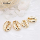 Sea Shell Charm Pendants 14K Plated Jewelry Making Supplies
