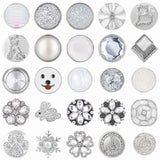 10pcs Zircon Snaps Mix Pack 18mm GingerSnaps Charms Snap Jewelry