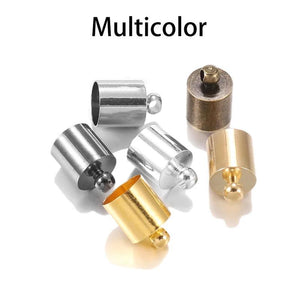 Tassel Leather Cord End Crimp Caps 3-12mm Beads End Tip Caps 20-50pcs/lot