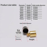 Tassel Leather Cord End Crimp Caps 3-12mm Beads End Tip Caps 20-50pcs/lot