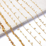 18K Copper Leaf Charms Chain DIY Jewelry Making