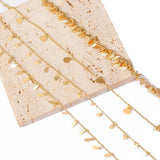 18K Copper Leaf Charms Chain DIY Jewelry Making