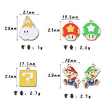 10pcs Cartoon Game Role Enamel Charms Pendant DIY Jewelry Accessories