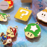 10pcs Cartoon Game Role Enamel Charms Pendant DIY Jewelry Accessories
