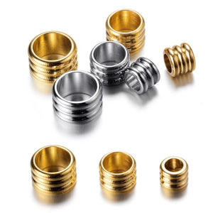 20Pcs Big Hole Spacer Beads for DIY Jewelry Making