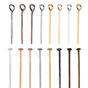 100Pcs/Lot Iron Eye Head Pins for Jewelry Making
