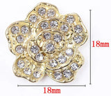 10PCS Retro Crystal Pearl Bowknot Flower Jewelry DIY Access.