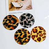 Resin Plastic Acetic Acid Pendant Eardrop Necklace Earring Charms 6pcs
