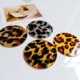 Resin Plastic Acetic Acid Pendant Eardrop Necklace Earring Charms 6pcs