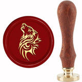 1PC Wolf Wax Seal Stamp 30mm Wedding Party Invitation Stamp